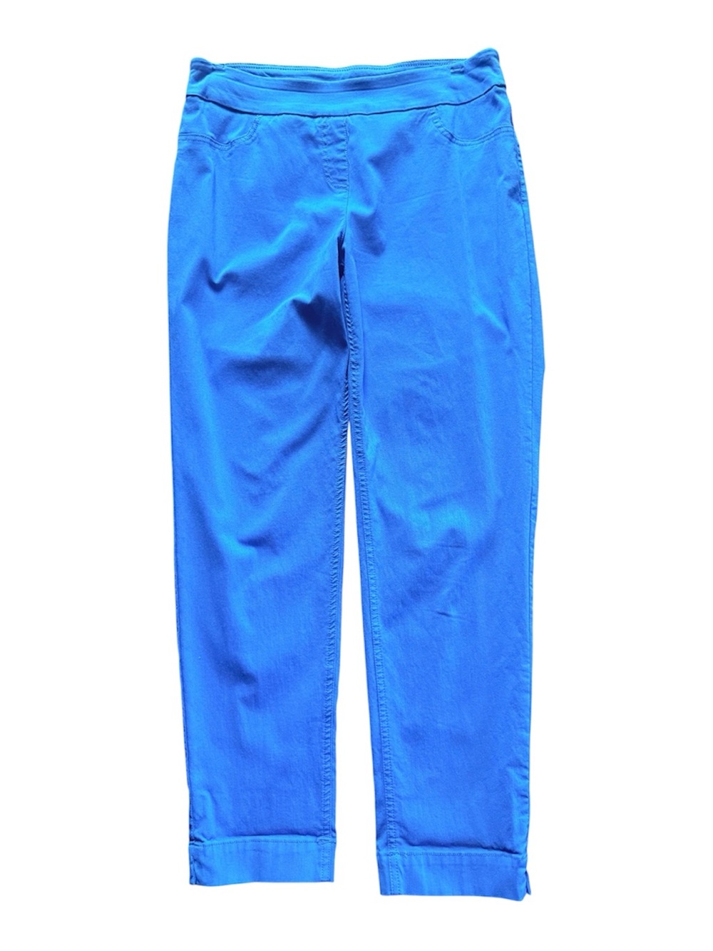 Women’s Bright Blue Stretch Pull-On Trousers
